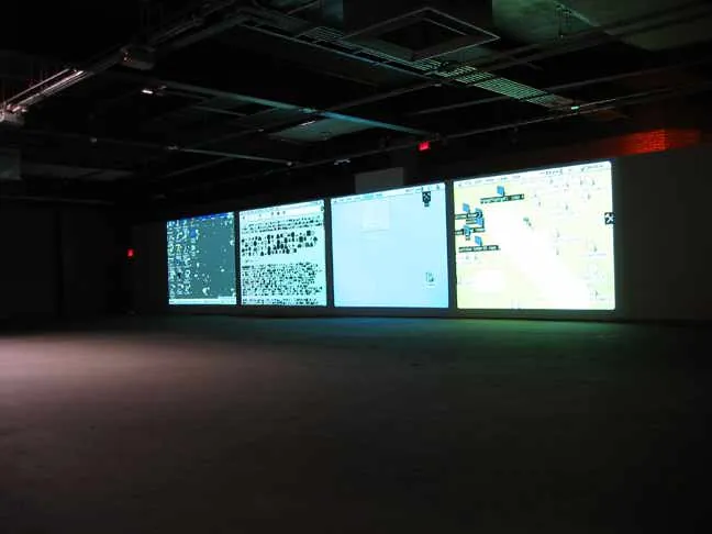 Install.exe bei Eyebeam, New York – Ansicht 1