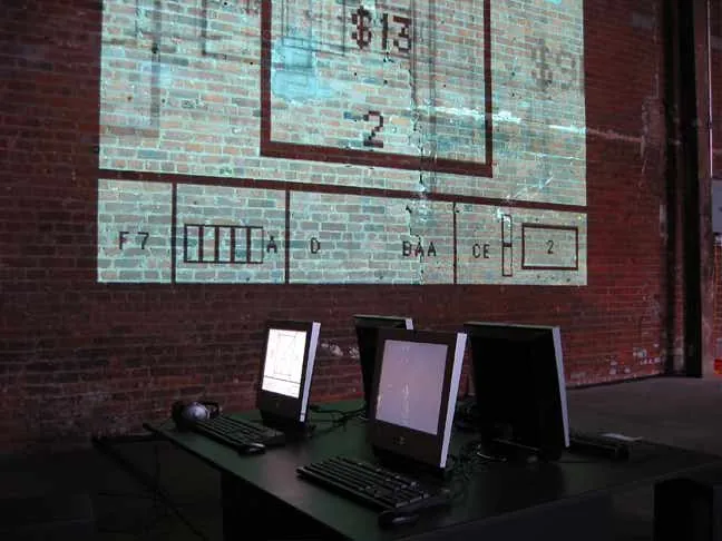 Install.exe bei Eyebeam, New York – Ansicht 2